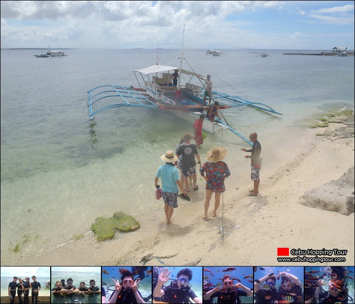 Cebu Nalusuan island hopping tour - 8 Feb 2013