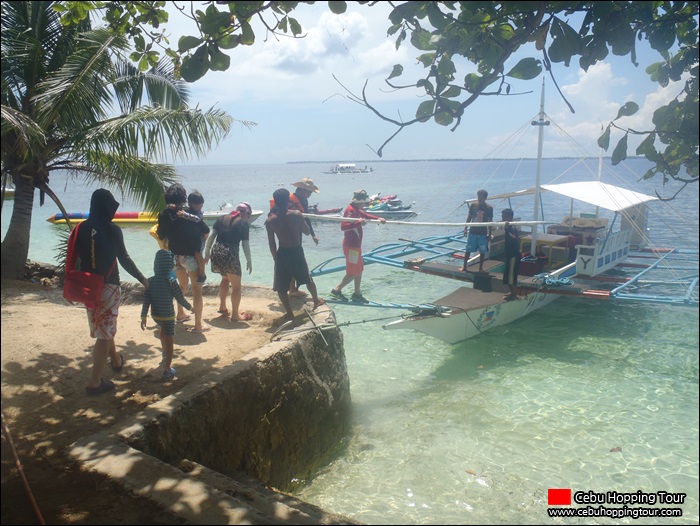 Cebu Nalusuan island hopping tour - 3 Sep 2013