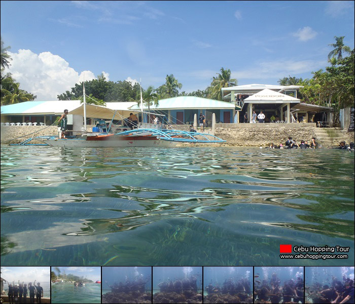 Cebu Nalusuan island hopping tour - 1 Nov 2013