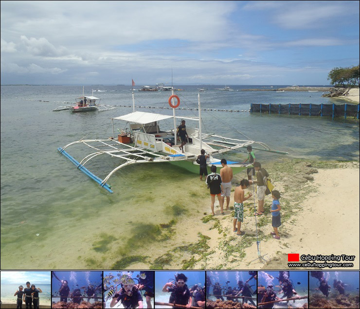 Cebu Nalusuan island hopping tour - 6 Apr 2014