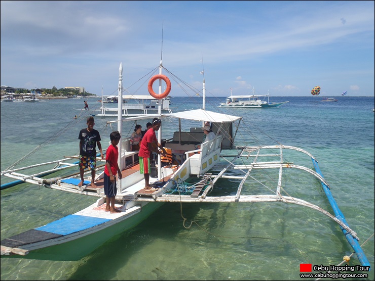 Cebu Nalusuan island hopping tour - 8 Aug 2014