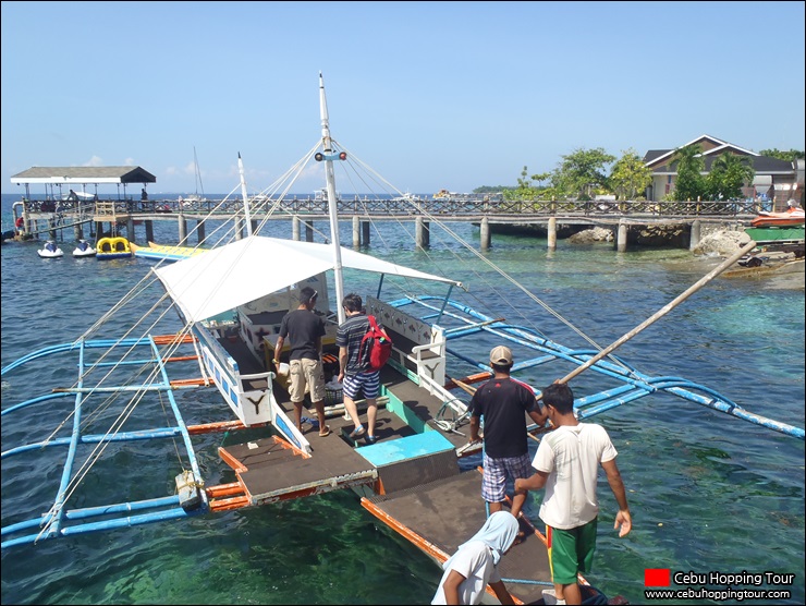 Cebu Nalusuan island hopping tour - 9 Aug 2014