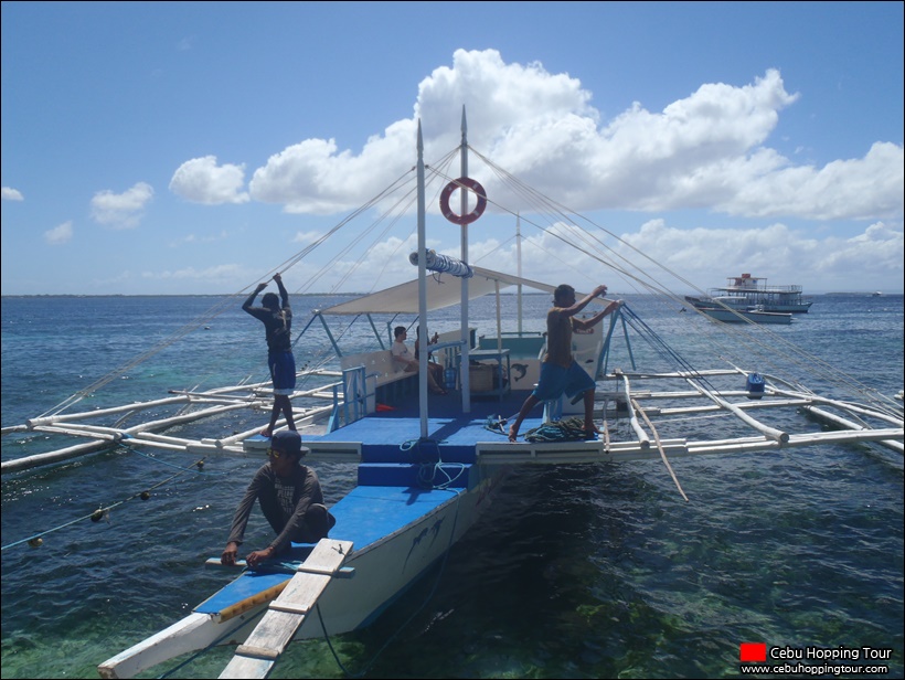 Cebu Nalusuan island hopping tour on 24 Feb 2016