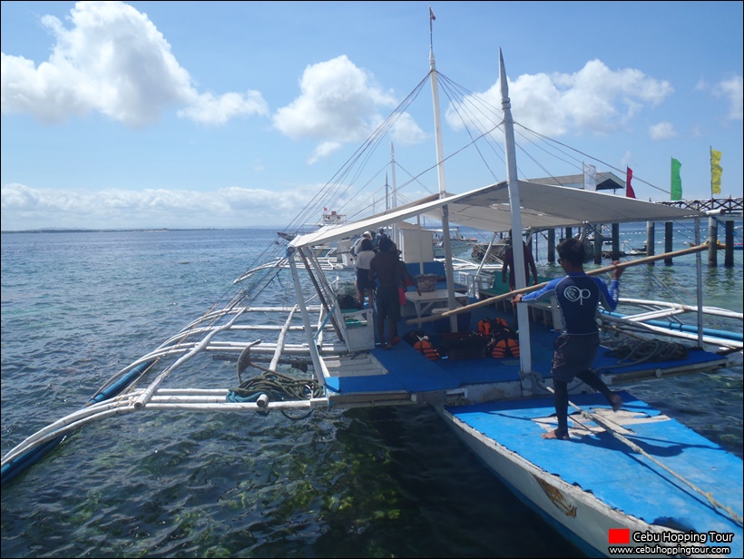 Cebu Nalusuan island hopping tour on 16 Mar 2016