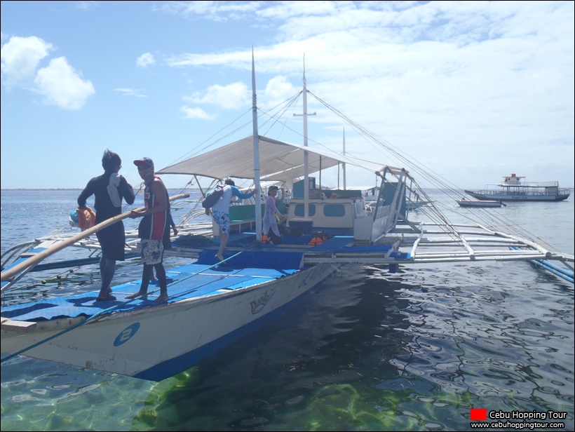 Cebu Hilutungan & Nalusuan island hopping tour on 9 Mar 2016