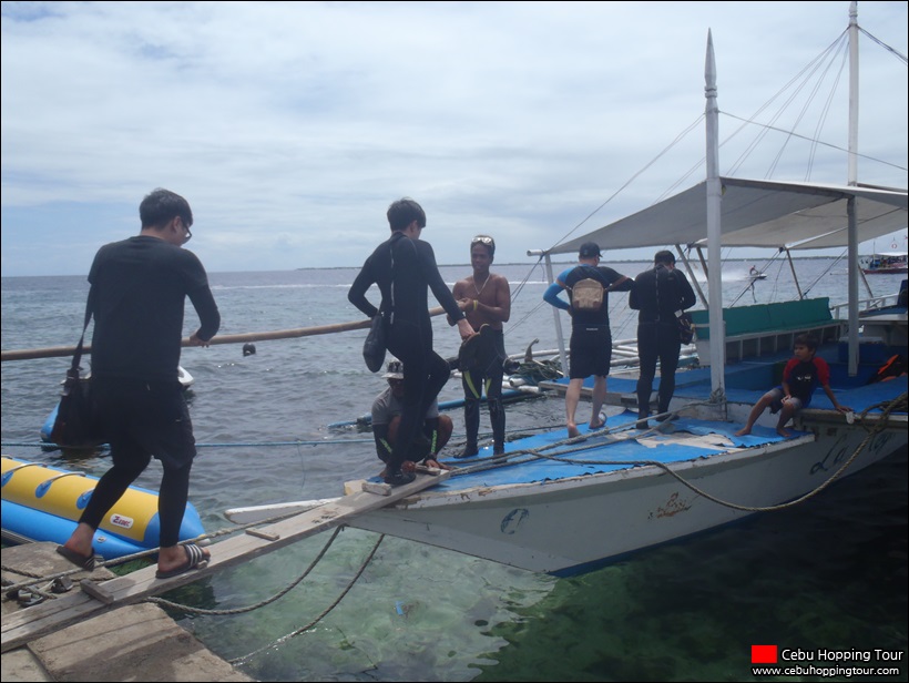 Cebu Hilutungan island hopping tour on 2 Apr 2016