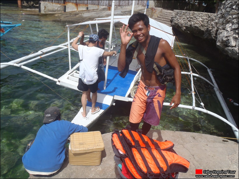 Cebu Hilutungan & Nalusuan island hopping tour on 1 May 2016