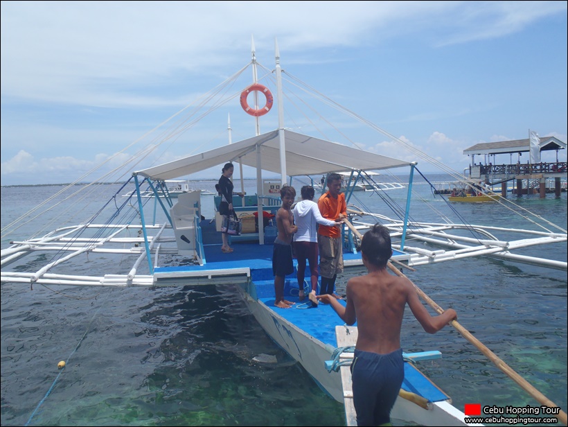 Cebu Hilutungan island hopping tour on 27 Apr 2016